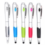 Stylus And Plastic Light Multicolor Pen