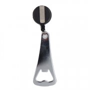 Badge Reel With Metal Bottle Opener