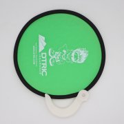 Printed Frisbee Folding Hand Fabric Hand Fan