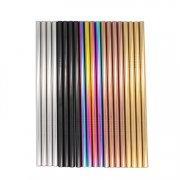 High Quality Reusable Colored Drinking Metal Straw