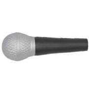 Pu Microphone Stress Ball With Logo Printed