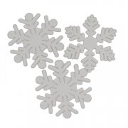Snow Flower Shape Silicone Coaster