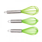 FDA Stainless Steel Mini Silicone Egg Beater