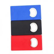 <b>Credit Card Size Plastic Bottle Opener</b>