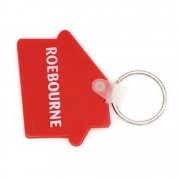 House Shaped Soft Key Tags