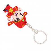 Eco-friendly Silicone Feeling Soft PVC Keychain