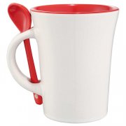 Ceramic Mug With Spoon