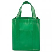 Deluxe Laminated Non-Woven Grocery Tote