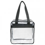 Clear Zippered Safety Tote